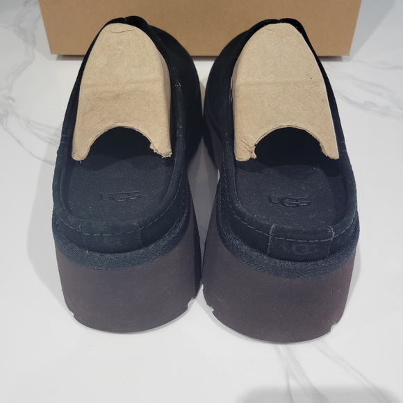 UGG Women's Black Suede Clogs - Picture 6 of 9